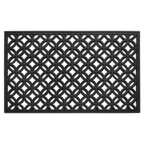 Traditional Elegance Wrought Iron Rubber Mat 18x30 - Diamond