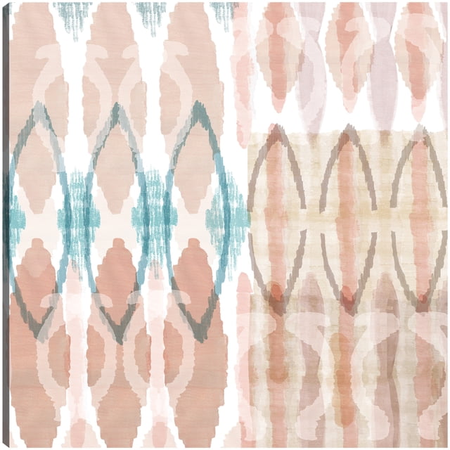 Cuadro Decorativo | Fine Art Tj | Terracota Ikat Iii Por Flora Kouta - 127 x 127 cm