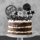 thumbnail image 2 of Birthday Candles Set - Cake Topper Decoration with Cake Candles Confetti Balloon Stars and Fan Cupcake Toppers 12 Pieces Birthday Cake Decor for Birthday Party Celebration (Gold), 2 of 7