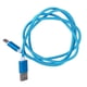 thumbnail image 1 of 1M USB Type-C Cable Nylon Braided Quick Charger Fast Data Sync and Charging Cable for iPhone 6 (Blue), 1 of 3