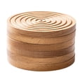 thumbnail image 4 of Posavasos redondo de madera para bebidas, aislante, para decoración del hogar y cocina. 6 piezas, 4 of 9