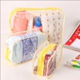 thumbnail image 2 of Bolsa de cosméticos de PVC grueso para exteriores, bolsa de artículos de tocador transparente, bolsa de almacenamiento de viaje, bolsa de artículos de tocador portátil, impermeable y a, 2 of 4