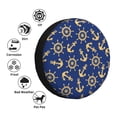 thumbnail image 4 of Goofa Anchors and Nautical Pattern Universal Tire Cover for Jeep, SUV, Truck, and Trailer – Waterproof, UV-Resistant,Easy to Install, Fits 14"-17" Tires-16 inch, 4 of 6