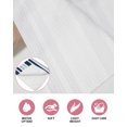 thumbnail image 6 of Navy Blue Kitchen Dish Towels for Drying Dishes Set of 2, Modern White Geometric Vertical Stripes Waffle Weave Microfiber Hand Tea Bathroom Towels Quick Dry & Absorbent Towel 15.7x23.6, 6 of 7