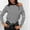 Black, variant on Tbopshirt Womens Top Women's Casual Fashion Striped Long-sleeved Off-shoulder Bottoming Tops
