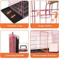 36 inch Dog Crate for Medium Small Dogs Folding Portable Metal Dog Cage
