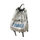 thumbnail image 4 of Mochila con cordón, bolsa de nailon informal con bolsillos, portátil, para playa Gris, 4 of 8