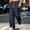 Blue, variant on Mens Big & Tall Baggy Jeans Cooling Quick Dry Stretch Casual Soft Loose Fit Jeans Outdoor Streetwear Faux Denim Pants Wide Leg Size M-4XL Blue