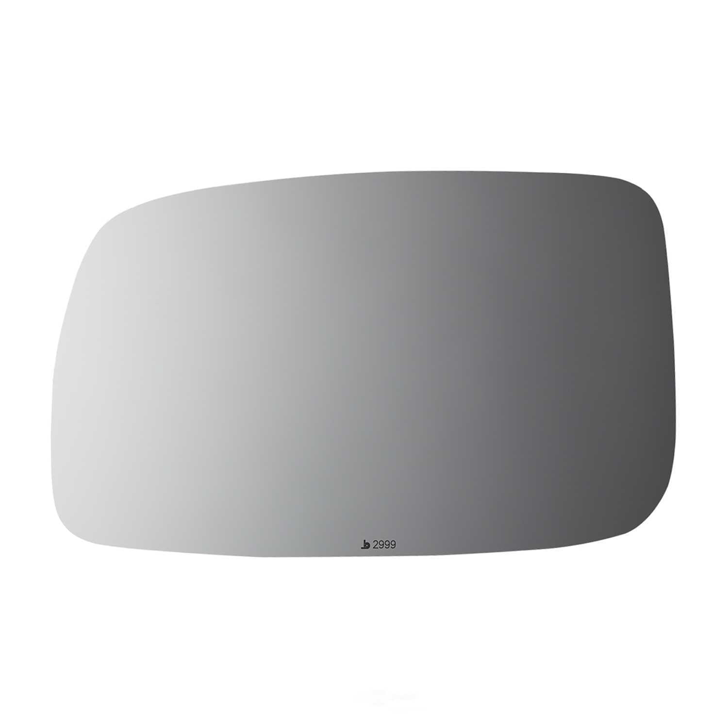 Burco Side View Mirror Replacement Glass - Clear Glass - 2999