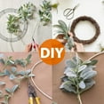 thumbnail image 3 of 2 Pcs Artificial Flocked Lambs Ear Garland - 6Ft/Piece Soft Faux Vine Greenery and Leaves for Framhouse Mantle Decor, 3 of 6