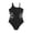 F Black, variant on Lixiuxyad Girls One-Piece Swimsiut, Cut Out Bathing Suits Swimwear with Adjustable Straps,Sizes 7-8 Years