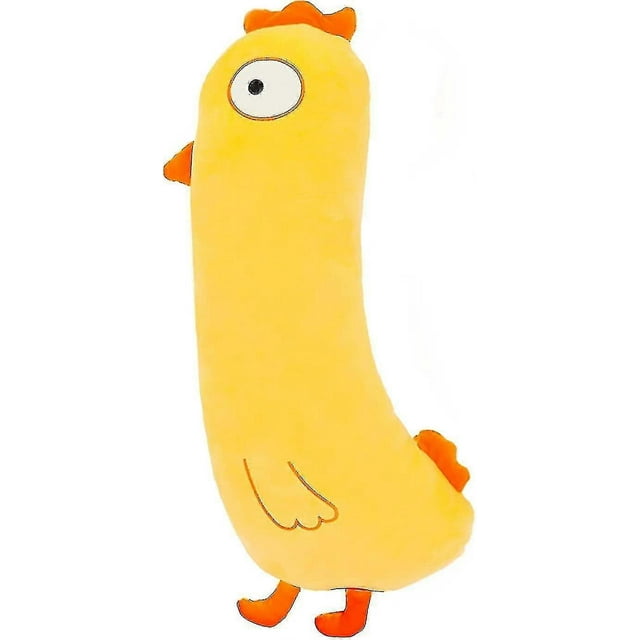 Cute Chick Stuffed Animal Plush Hugging Pillow Toy Kawaii Plushy For Girls And Boys Suitable For Home Office Yellow