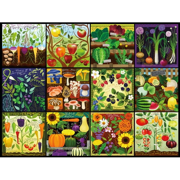 Rompecabezas Ceaco Tracy Flickinger Colorful Harvest 300 piezas