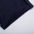 thumbnail image 4 of LIIPEE Men Shirts Casual Solid Color Short Sleeve Stand Neck Business Shirt Male Regular Fit Lightweight Fashion Tops Comfortable Breathable Soft Daily Shirts,Blue,L, 4 of 7