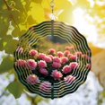 thumbnail image 3 of Elegant Metal Hanging Wind Spinners with Concentric Wavy Design - Perfect Wind Chimes for Serene Yard and Garden Decor, 3 of 6