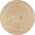 thumbnail image 1 of CPDD Fait Main Indien Tissé à la Main Jute CPDD (2' Rond, Naturel) Naturel 2 Pi Rond, 1 of 1