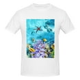 thumbnail image 4 of Bingfone Corals And Tropical Fish Men'S Loose Fit Short-Sleeve Pocket T-Shirt, 4 of 7