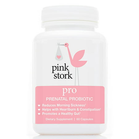 Pink Stork Pro: Pregnancy Probiotic (60 capsules) (Best Probiotics During Pregnancy)