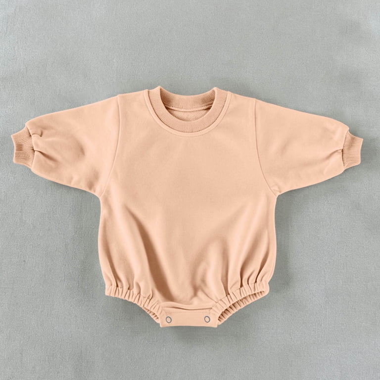 SHTXOZHI Basic Jumpsuits for Newborn Infant Fall Winter Layering ...