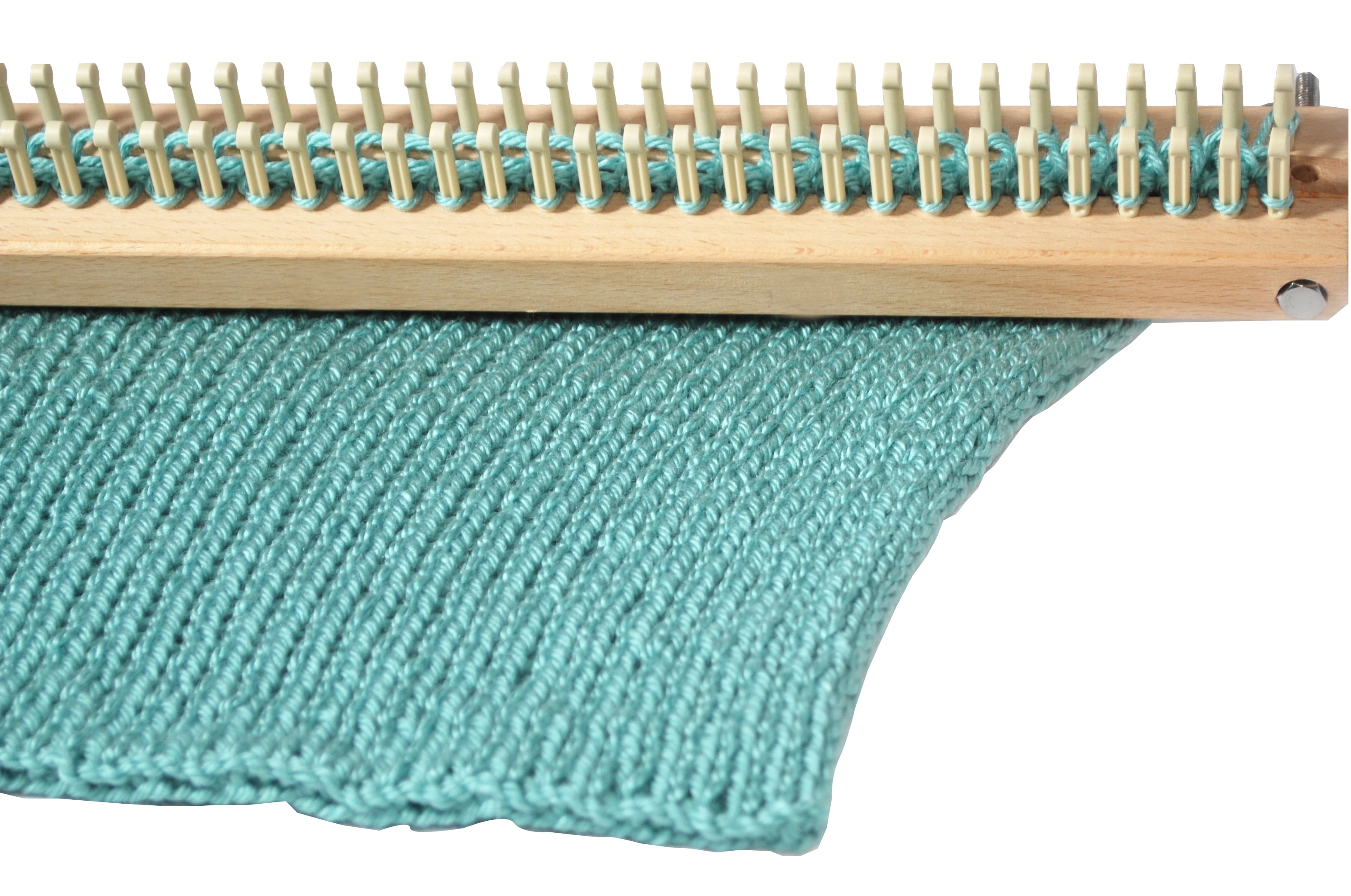 Authentic Knitting Board 28" Knitting Loom Board, 168 Pegs, Wood Adjustable Knitting Loom