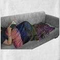 thumbnail image 6 of Landscape Soft Flannel Fleece Throw Blanket, Floral Mountians Nature Outdoory at Sunset, Cozy Plush for Indoor and Outdoor Use, 70" x 90", Multicolor, by Ambesonne, 6 of 6