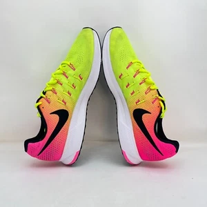 Nike Air Zoom Pegasus 33 Neon Pink Yellow Athletic Running  display picture 2