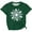 A-Green1365, variant on Women's Snowflake Graphic Crew Neck T-Shirt Short-Sleeve Heather Blue Casual Tee Winter Holiday & Daily Wear Top