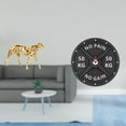 thumbnail image 2 of Figura de dorada, figura de , reloj de gimnasio, reloj de pared con barra, escultura de animal, resina acrílica, adorno de escritorio, 2 of 8
