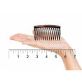 thumbnail image 2 of Camila Paris CP3108 French Hair Side Comb, Small, Curved White French Twist Hair Combs Decorative, Strong Hold Hair Clips for Women Bun Chignon Up-Do Styling Girls Hair Accessories, Made in France, 2 of 60