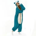 thumbnail image 4 of HKSNG Winter Adult Animal Mike Duck Onesies Shark Cat Fox Kigurumi Pajamas Monkey Cartoon Costumes Jumpsuits Christmas Hooded, 4 of 4