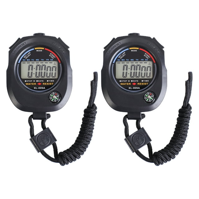 Digital Sports Stopwatch Timer, Professional Timer Water Resistant, Suitable For Coaches And Athletes