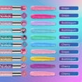 thumbnail image 3 of MAKEUPERIA Set de Brillo Labial para Niñas Las Guerreras Kpop, 10 Brillos Glitter Coleccionables con Sabor Uva, Cereza y Bubblegum, Fórmula Vegetal, No Tóxico, Libres de Parabenos, 3 of 9