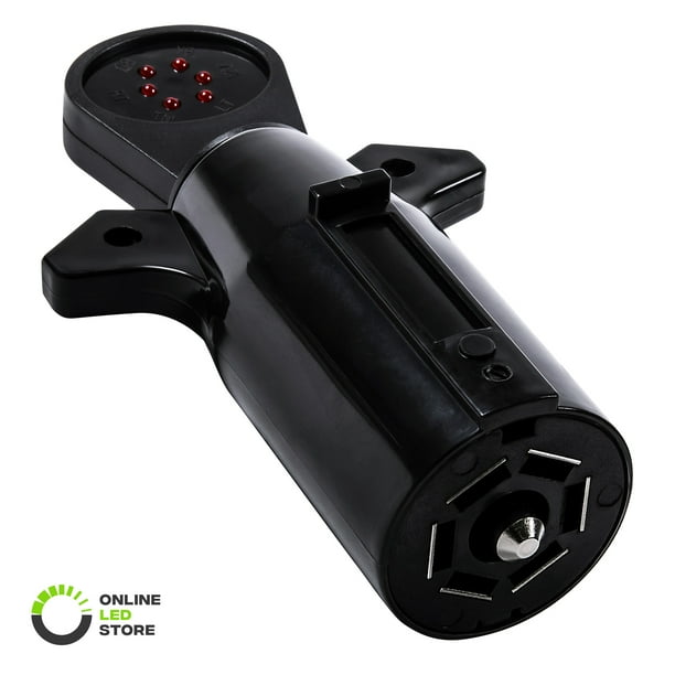 7Way Blade Trailer Wiring Tester [NickelPlated Copper Terminals