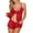 Red, variant on Satin Pjs for Women Set 2 Pcs Camisole Top and Shorts Loungewear Sets Woman Pajamas for Women Set Pants
