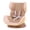 Brown mocha, variant on Car Air Vent Mount for Plush 4-6.7 Inch Adjustable Strap with Soft Cushion Safe Travel Decor