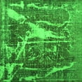 thumbnail image 1 of Ahgly Company Indoor Square Abstract Green Contemporary Area Rugs, 8' Square, 1 of 1