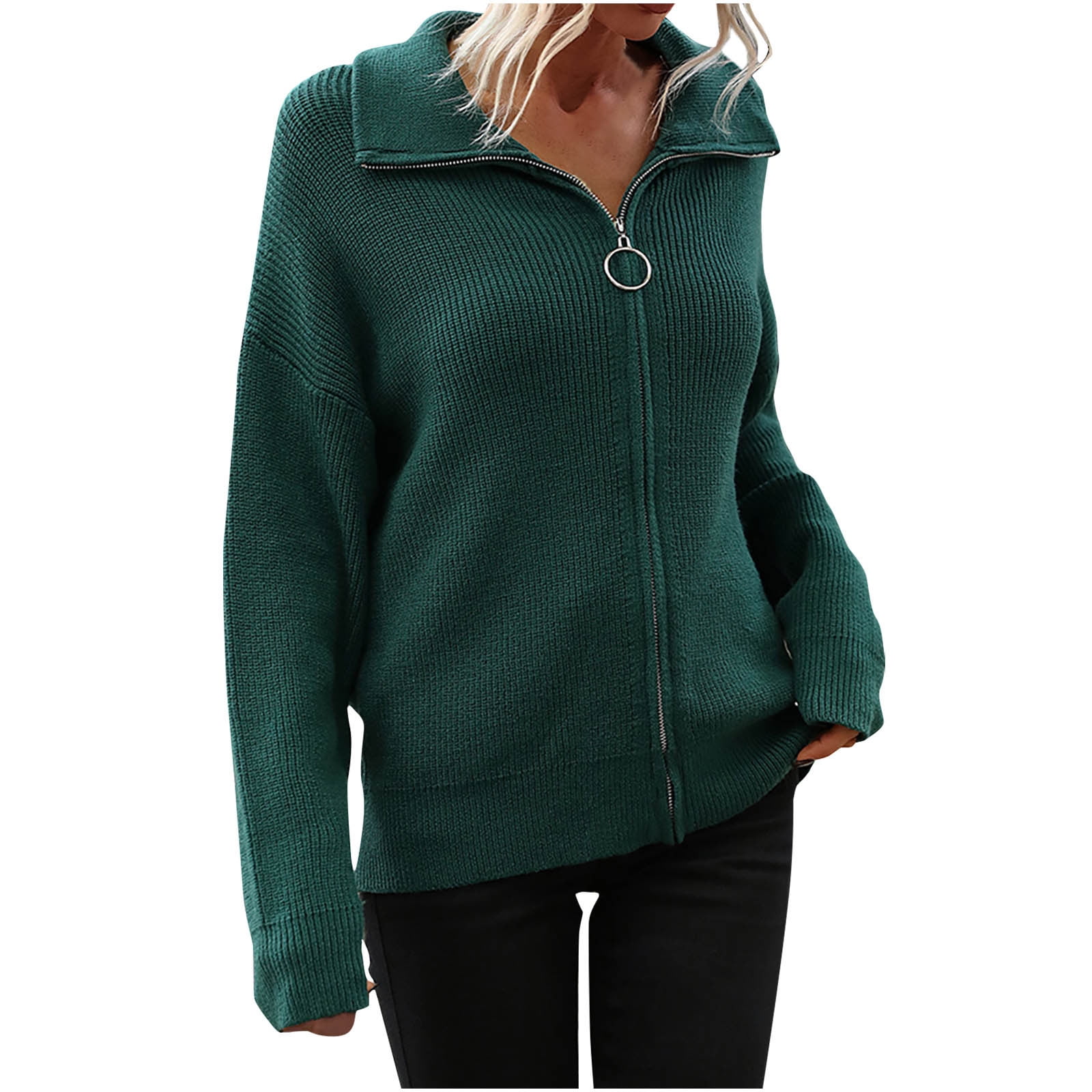 Women Open Front Cardigan Sweaters Fall 