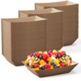 thumbnail image 1 of Bandejas de comida Jolly Chef, papel Kraft desechable de 1 kg, 1000 unidades, 1 of 8