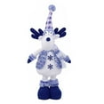 thumbnail image 2 of Dserfhy Long Leg Christmas Plush Doll Standing Santa Snowman Reindeer Figure with Stretchable Leg for Holiday Winter Home Decoration, 2 of 8