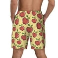 thumbnail image 4 of Uemuo Apple Pattern Mens Swim Trunks Quick Dry Board Shorts with Mesh Lining, Stretch Beach Shorts Quick Dry No-Chafing Board Shorts-Medium, 4 of 9