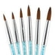 thumbnail image 3 of 6 Piezas Jinwen Cola de Sirena Delineador Conjunto de Pinceles Manicura Herramientas de Belleza, 3 of 7