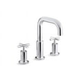 thumbnail image 6 of kohler k-t14428-3-bgd purist deck-mount high-flow bath faucet trim with cross handles, valve not included, vibrant moderne brushed gold, 6 of 7