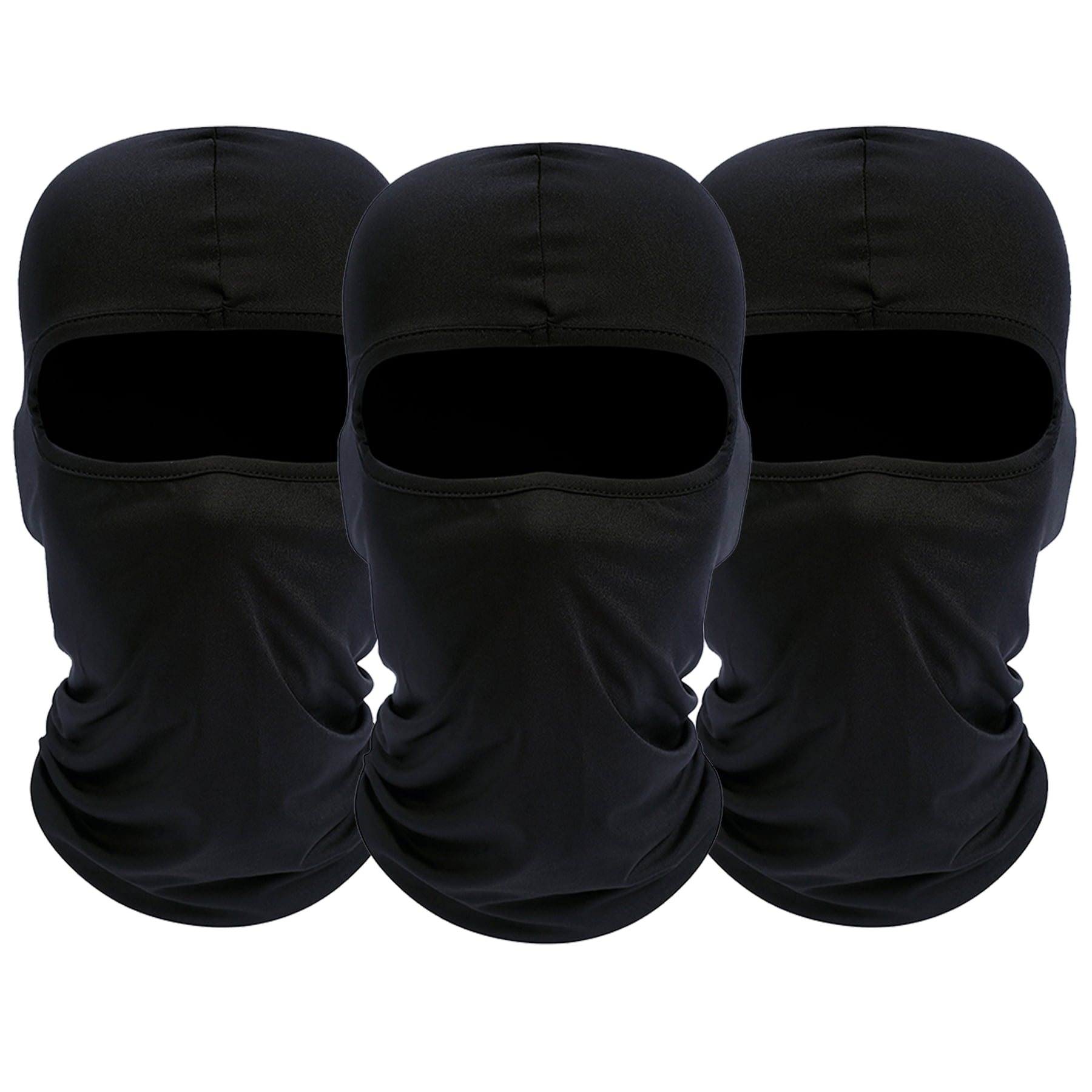 3 Packs Balaclava Full Face Mask Windproof Sun UV Protection for Outdoor Sports 