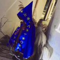 thumbnail image 4 of Children Hooded Cloak Halloween Witch Cape Costume, Halloween Witch Cloak Halloween Witch Cosplay Costume for Boy Girl L, 4 of 4
