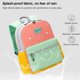 thumbnail image 3 of Mochila liviana Bolsa de viaje impermeable Color de costura para niñas pequeñas Niños FLhrweasw Nuevo, 3 of 9