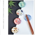 thumbnail image 2 of Qeeadeea/ Japanese Ceramic Chopstick Holders, Chopstick Rests 8 Pack, Dinner Chopstick Stand For Home Decoration, Fork, Knife-mixed color-set of 8, 2 of 8