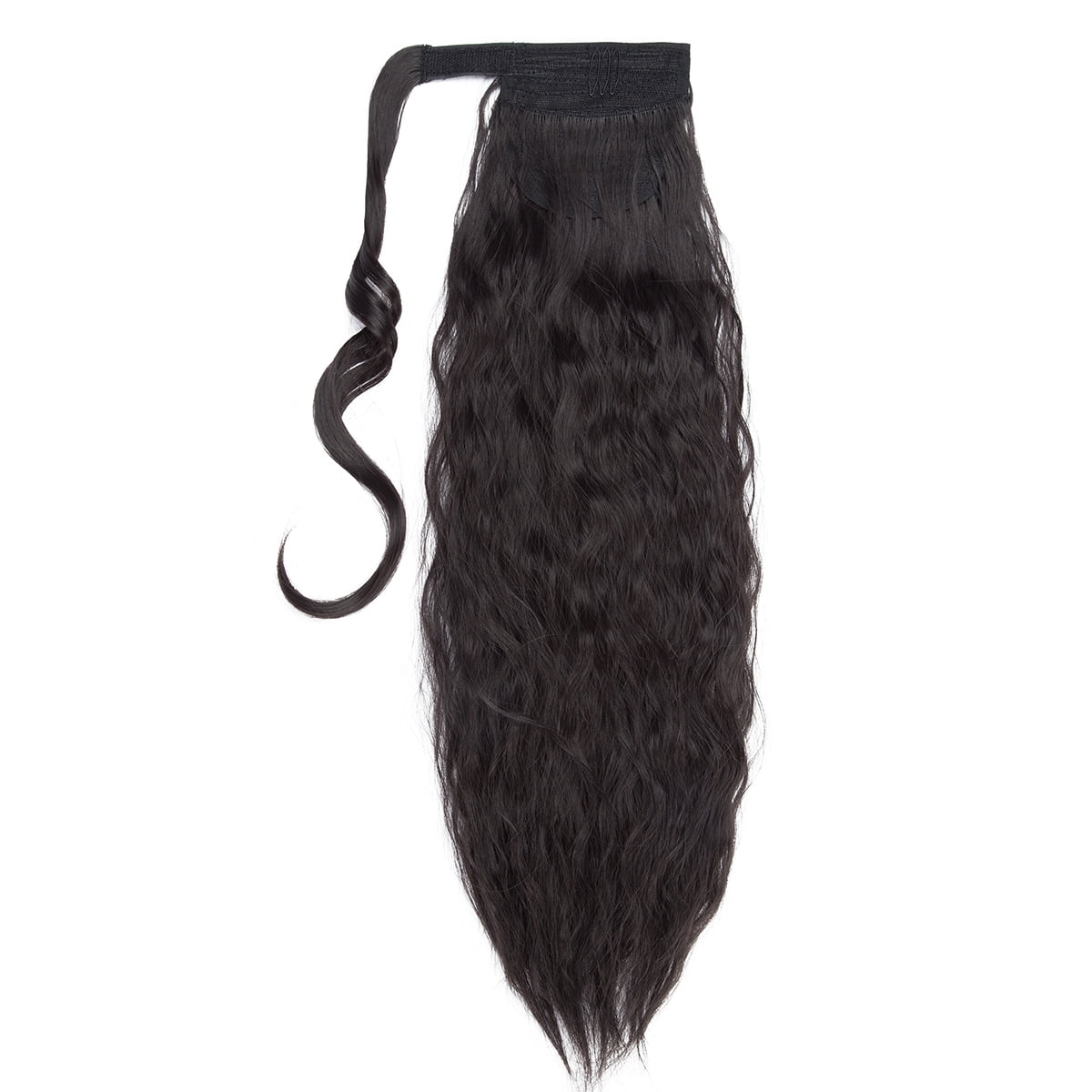 Snoilite Long Corn Wave Wrap Around on Ponytail Extension Synthetic