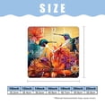 thumbnail image 2 of 14 Inch Wall Clock Battery Operated Square Clock Decorative for Office, Kitchen, Outdoor, Living Room，Beautiful Hummingbird Flower Landscape Nature Beautiful, 2 of 4