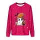 thumbnail image 4 of Heisall Womens Hoodies Halloween-themed Sparkling Print Round Neck Long Sleeve Fleece-lined Casual Sporty Fashion Sweatshirts, 4 of 9