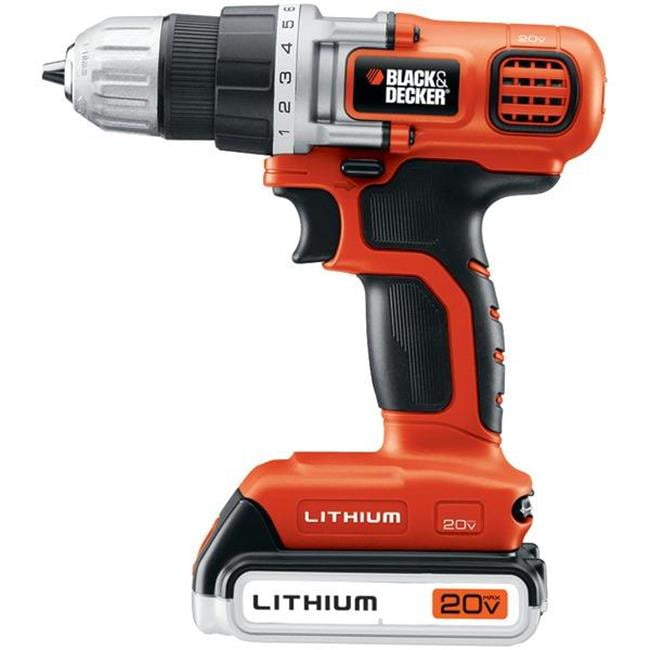 Image of Black & Decker LDX120C 20V MAX Lithium Ion Cordless Electric Leaf Blower